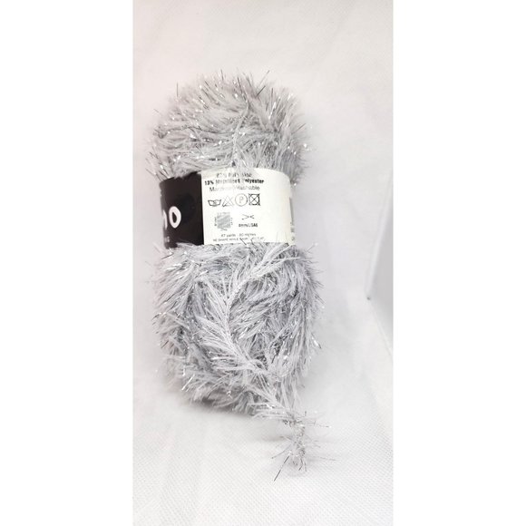 Stylecraft Eskimo Double Knitting 50g Platinum Dye 5502 Metalized Polyester Yarn - Picture 12 of 15